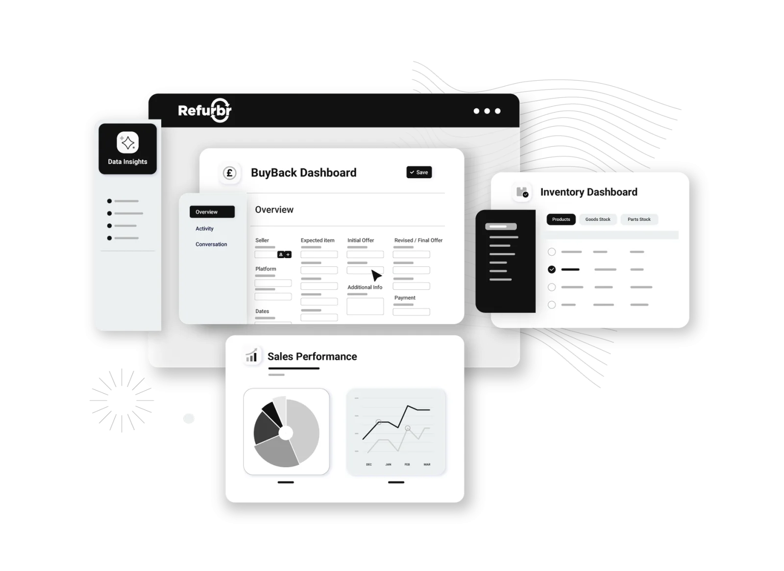 Refurbr platform dashboard